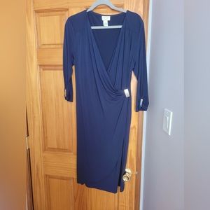 Carmen dress in Navy